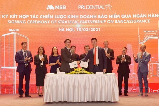 MSB ký kết hợp tác chiến lược kinh doanh bảo hiểm