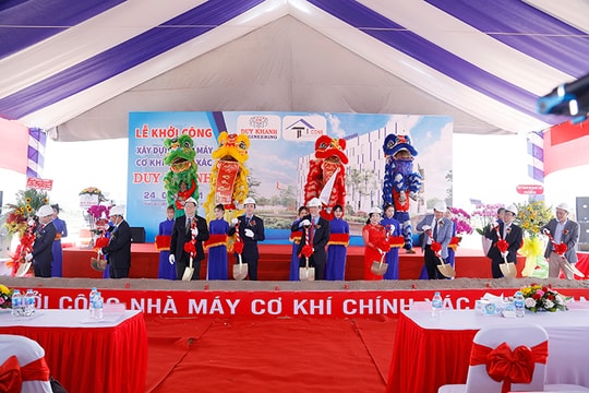 Khởi công xây dựng Nhà máy cơ khí chính xác Duy Khanh