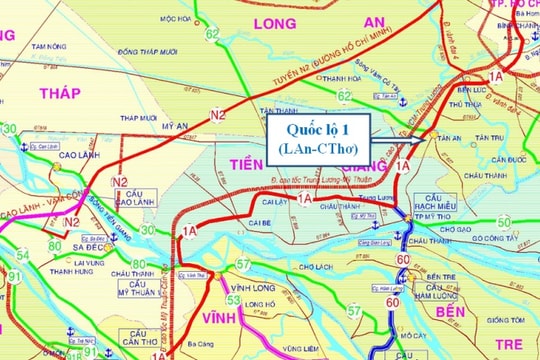 Hơn 2.000 tỷ nâng cấp quốc lộ 1 từ TP.HCM về Cần Thơ