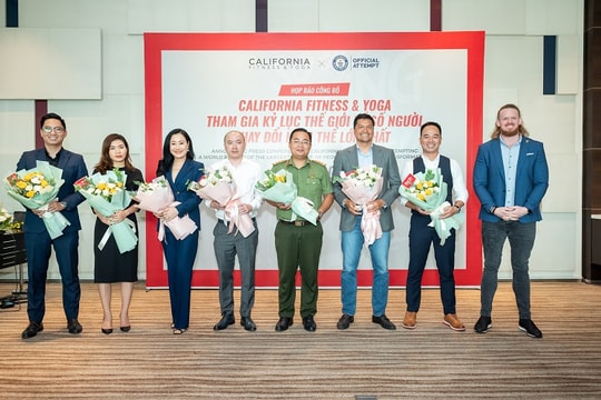 California Fitness & Yoga thiết lập kỷ lục thế giới