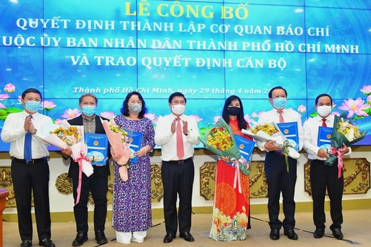 Công bố thành lập 5 tờ Báo, Tạp chí trực thuộc UBND TP.HCM
