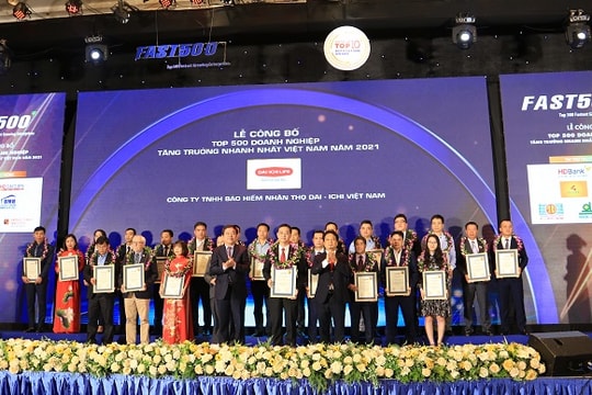 Dai-ichi Life Việt Nam vào “Top 500 Doanh nghiệp tăng trưởng nhanh nhất Việt Nam” Dai-ichi Life Việt Nam vào “Top 500 Doanh nghiệp tăng trưởng nhanh nhất Việt Nam”