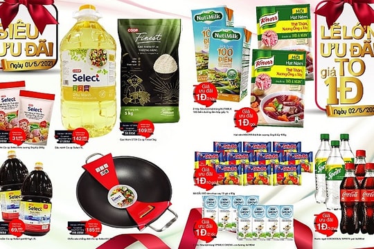 Cuối tuần mua hàng giảm giá cực sốc chỉ còn 1 đồng tại Co.opmart Cuối tuần mua hàng giảm giá cực sốc chỉ còn 1 đồng tại Co.opmart