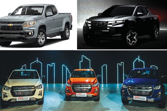 Các mẫu xe bán tải vẫn được săn đón