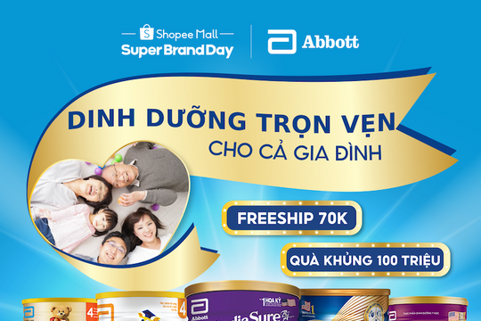 Abbott và Shopee khuyến khích người Việt ăn uống hợp lý và sống lành mạnh