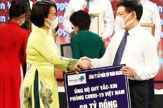 Tập đoàn Masan trao tặng 60 tỷ đồng đến Quỹ vaccine phòng chống COVID-19