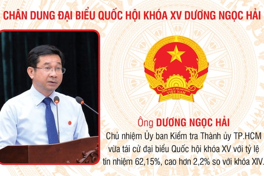 Chân dung đại biểu Quốc hội khoá XV Dương Ngọc Hải