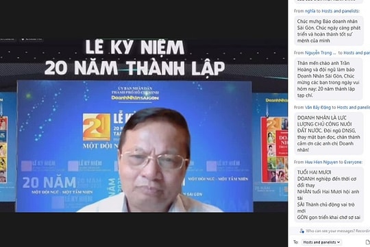 Mong Doanh Nhân Sài Gòn mãi là người bạn đồng hành của doanh nghiệp, doanh nhân