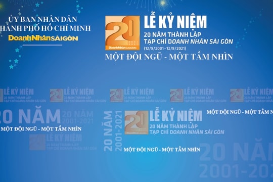 Lễ kỷ niệm 20 năm thành lập Tạp chí Doanh Nhân Sài Gòn