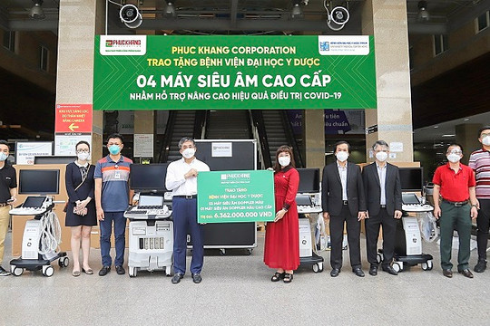 Phuc Khang Coporation trao tặng máy siêu âm cao cấp trị giá 6,3 tỷ đồng cho Bệnh viện Đại học Y Dược TP.HCM
