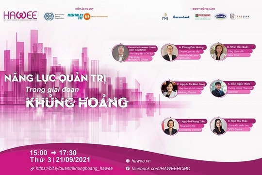 HAWEE tổ chức hội thảo “Năng lực quản trị trong khủng hoảng”