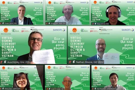 Sanofi và GIZ triển khai dự án năng lượng sinh khối trấu “Lúa gạo - nguồn năng lượng xanh mới”