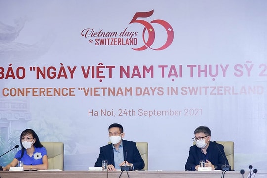 “Ngày Việt Nam tại Thụy Sĩ năm 2021” được tổ chức trực tuyến