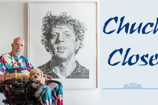 Chuck Close: Họa sĩ của những bức chân dung khổ lớn