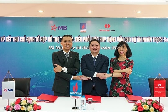 PVPower ủy nhiệm Techcombank là ngân hàng đối tác tài chính cùng MB thu xếp nguồn vốn cho dự án điện khí LNG đầu tiên tại Việt Nam