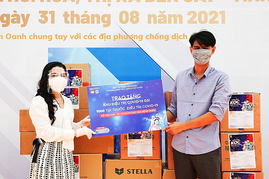 Kim Oanh chung tay với các địa phương chống dịch