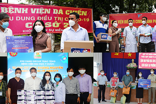 Kim Oanh chung tay cùng TP.HCM đẩy lùi dịch bệnh