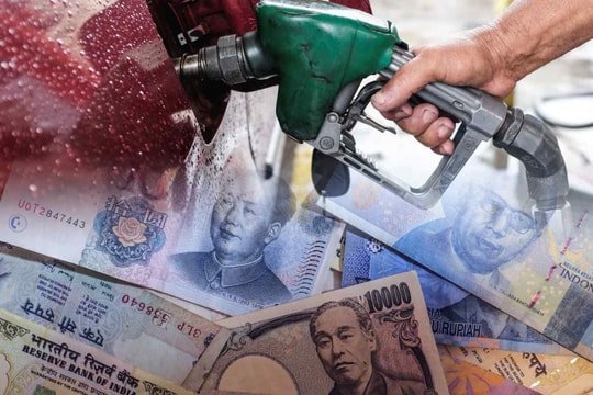 Tiền tệ châu Á giảm do áp lực từ khủng hoảng năng lượng