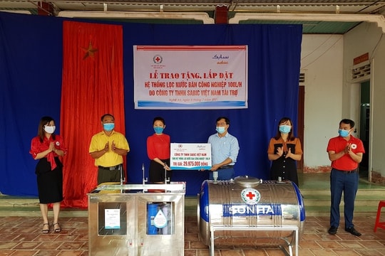 SABIC ủng hộ 20.000 USD giúp người dân tiếp cận nguồn nước