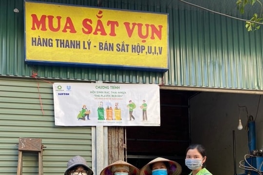 Unilever hợp tác cùng VietCycle và Duy Tân thu gom và xử lý rác thải nhựa