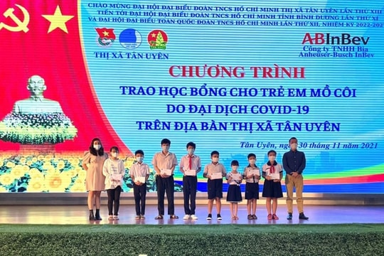 AB InBev tài trợ học bổng “ Cùng em đến trường” cho trẻ em mồ côi do Covid-19