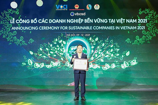 C.P. Việt Nam năm thứ 2 liên tiếp vào Top 10 Doanh nghiệp bền vững Việt Nam 2021