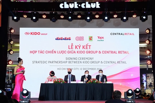 Ký kết hợp tác chiến lược giữa KIDO Group và Central Retail Việt Nam