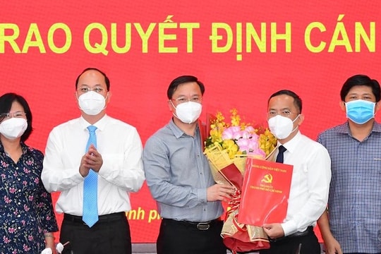 Ông Trương Vĩnh Tùng giữ chức Phó chánh Văn phòng Thành ủy TP.HCM