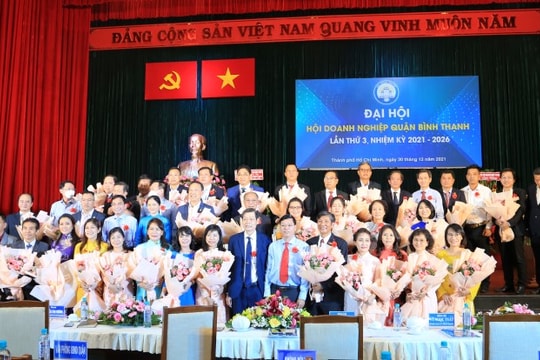 Ông Nguyễn Tu Mi tái đắc cử Chủ tịch Hội Doanh nghiệp quận Bình Thạnh nhiệm kỳ III