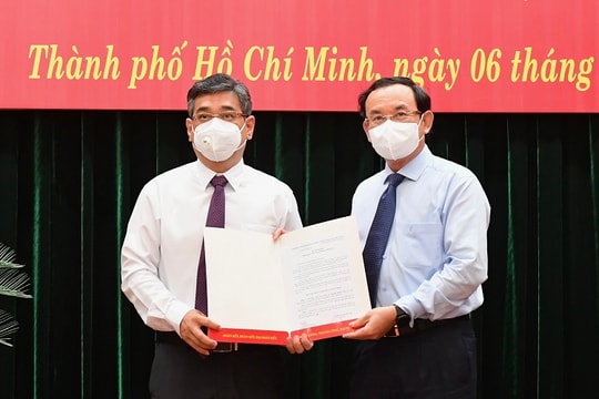Ông Nguyễn Phước Lộc làm Trưởng Ban Tổ chức Thành ủy TP.HCM