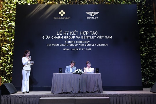 Charm Group bắt tay hãng siêu xe Bentley mang tới đặc quyền cho khách hàng