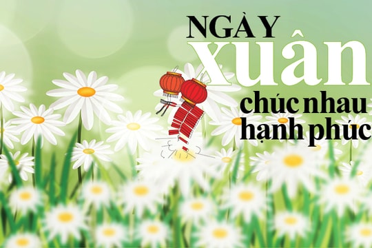 Ngày Xuân chúc nhau hạnh phúc
