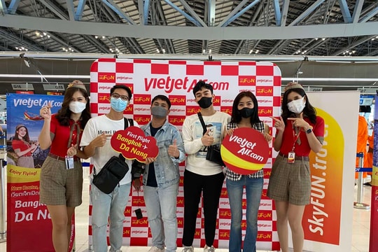 Vietjet khôi phục đường bay quốc tế đầu tiên giữa Đà Nẵng và Thái Lan