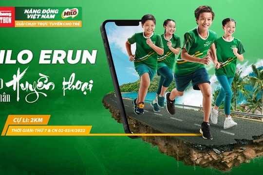 Giải chạy bộ trực tuyến cho trẻ em MILO Erun