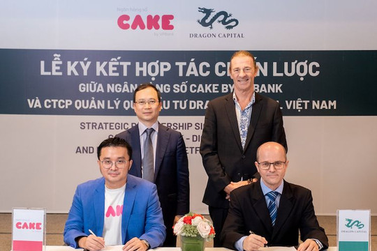 Cake by VPBank hợp tác chiến lược với Dragon Capital Việt Nam