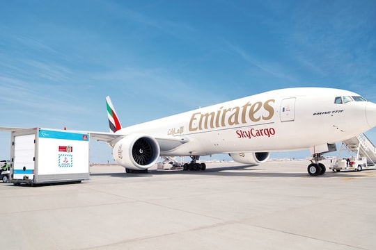 Emirates SkyCargo vượt mốc vận chuyển 1 tỷ liều vaccine Covid-19