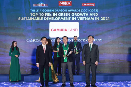 Gamuda Land được vinh danh Top 10 doanh nghiệp nước ngoài phát triển bền vững hàng đầu Việt Nam