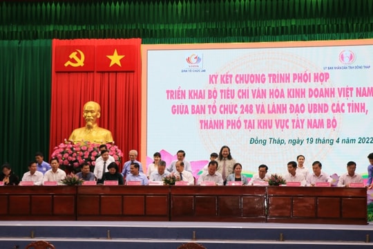 13 tỉnh, thành ĐBSCL triển khai Bộ tiêu chí Văn hóa kinh doanh Việt Nam