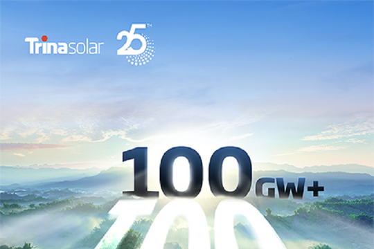 Trina Solar vừa xuất xưởng 100GW mô-đun