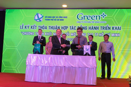 Sở Khoa học và Công nghệ TP.HCM ký thỏa thuận với Công ty CP Tập đoàn Green+