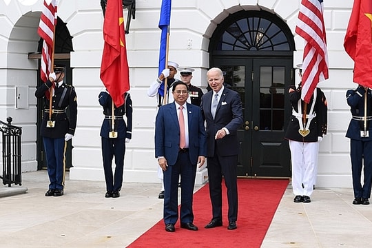 Thủ tướng Phạm Minh Chính dự chiêu đãi của Tổng thống Joe Biden