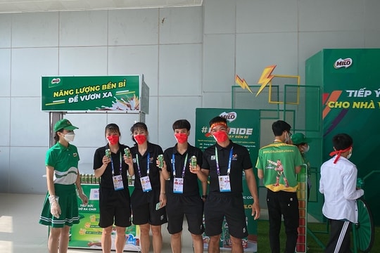 Nestlé MILO tiếp lửa SEA Games 31 với hơn 477.000 sản phẩm dinh dưỡng