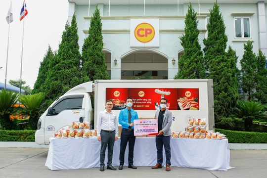 C.P. Việt Nam đồng hành hỗ trợ thực phẩm cho các tình nguyện viên tại Sea Games 31