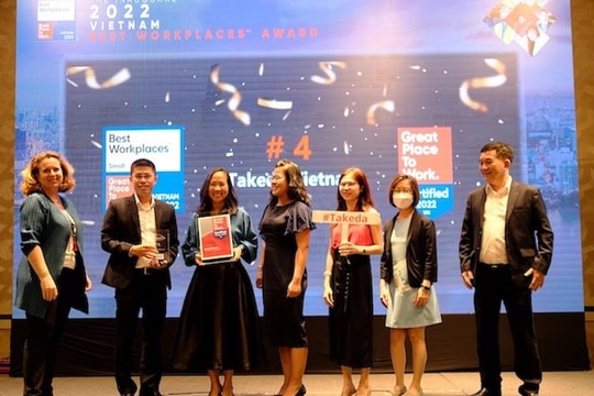 Takeda Việt Nam được vinh danh là “Nơi làm việc tốt nhất Việt Nam” năm 2022
