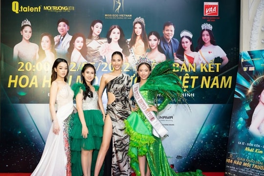 15 thí sinh vào vòng chung kết cuộc thi Hoa hậu Môi trường Việt Nam