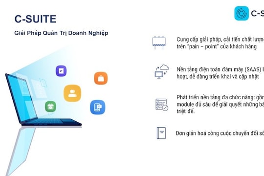 C-suite: Giải pháp quản trị số cho doanh nghiệp vừa và nhỏ