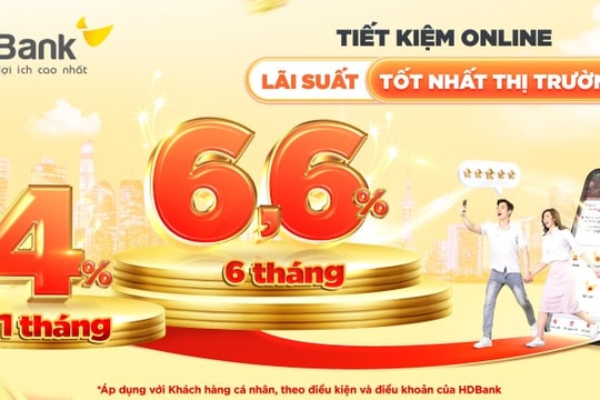 Gửi tiết kiệm online 6 tháng ở đâu nhận lãi suất cao?