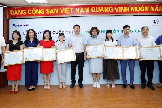 Hơn 3.600 học sinh tham gia “Vui vẽ tranh, góp rừng xanh” cùng Panasonic