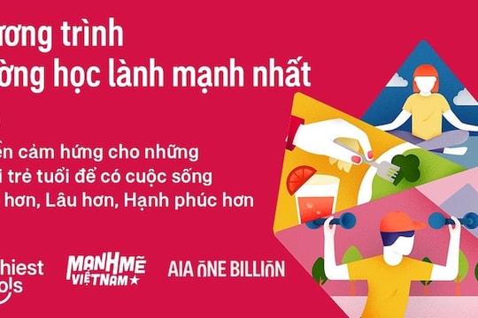 AIA khởi động chương trình “Trường học lành mạnh nhất AIA”