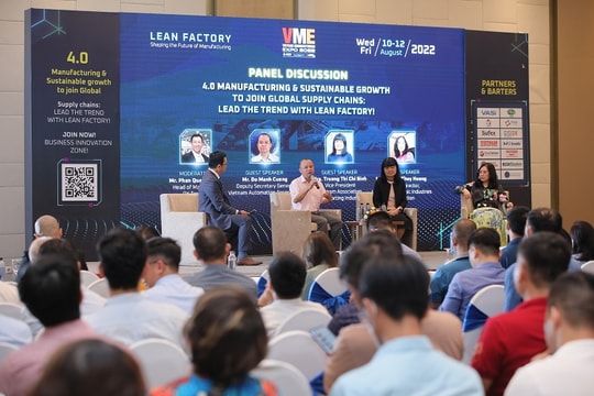 Diễn đàn Công nghiệp và Công nghiệp hỗ trợ Việt Nam 2022 bàn về "nhà máy tinh gọn"